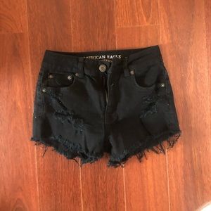 Black Jean Shorts from American Eagle